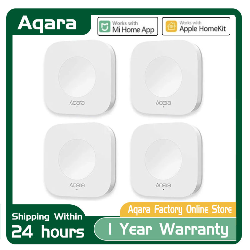 Aqara Sensor Smart Wireless Mini Switch Key Zigbee Connection Remote One Key Con