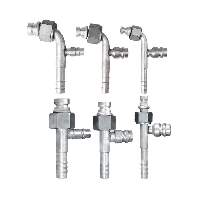 #6 #8 #10 Car Air Conditioning Gas-jet Fitting Aluminium Straight / 90 Degree Jo