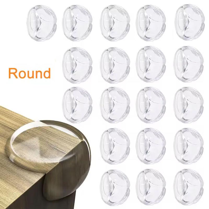 10/20Pcs Baby Safety Table Corner Protector Furniture Edge Protection Cover Tran