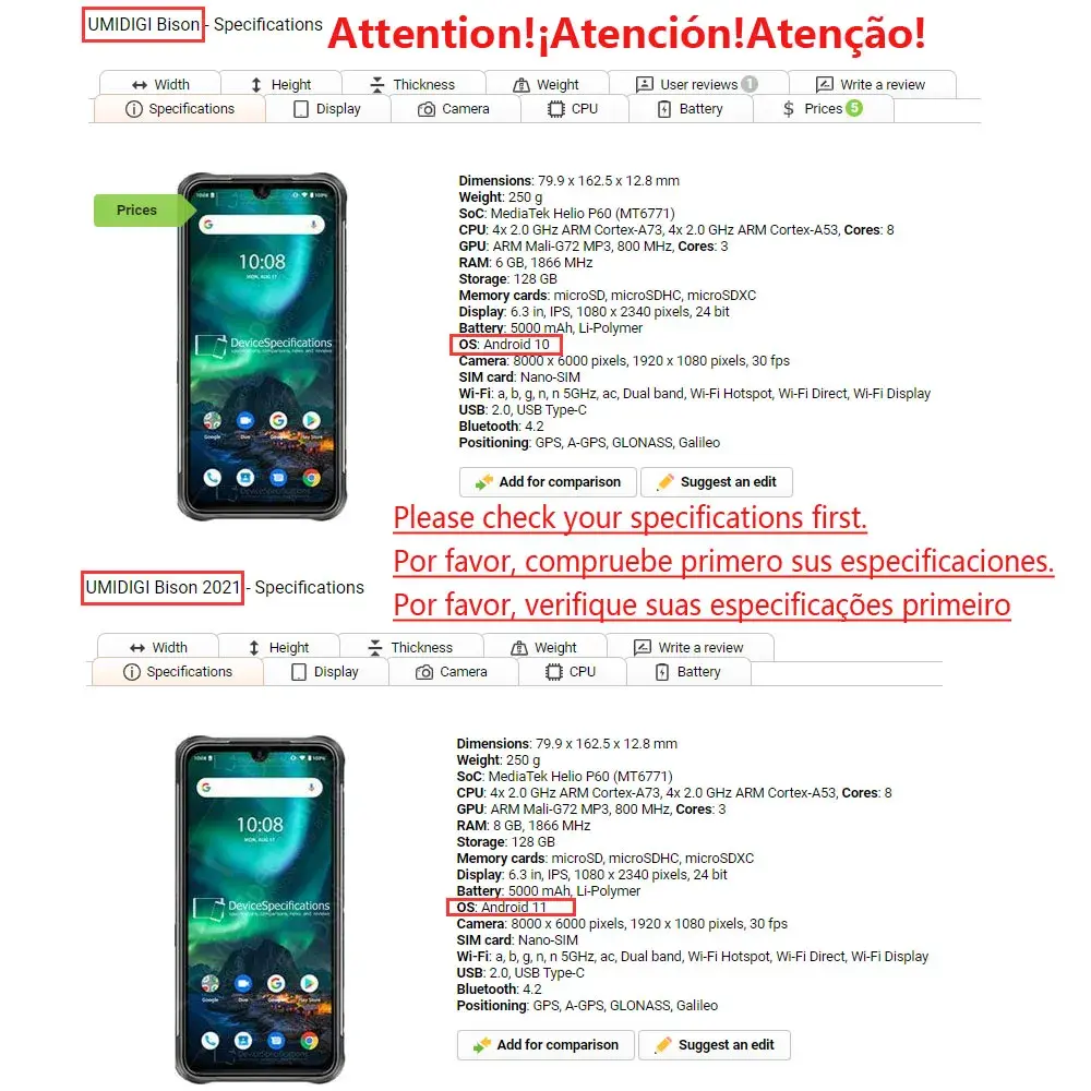 For UMIDIGI BISON LCD Display+Touch Screen Digitizer LCD Screen For UMIDIGI Biso