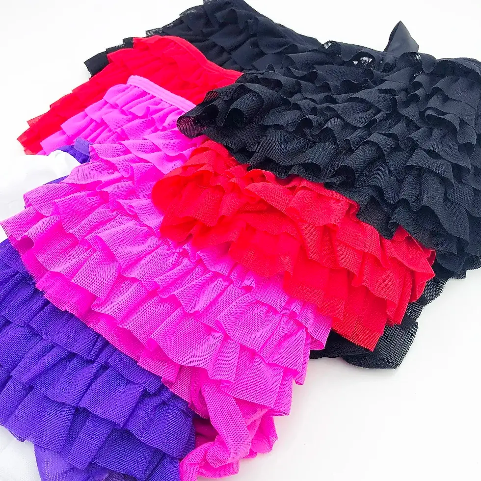 UTMEON S-2XL Sexy Women's Layered Mesh Ruffled Panty Intimates Underwear Lingeri