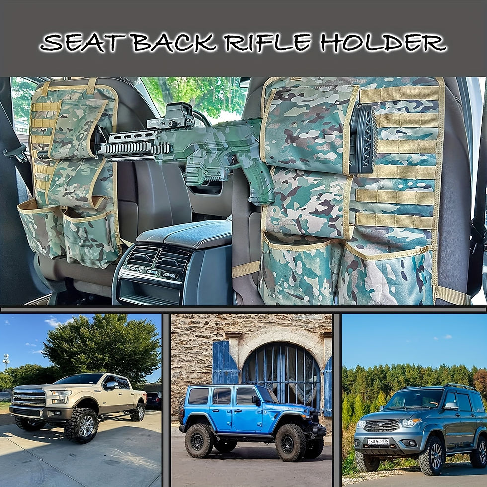 Thumbnail: Automotive Gun Racks Vehicle Seat Back Rifle Gun Holder for Hunting Accessories 