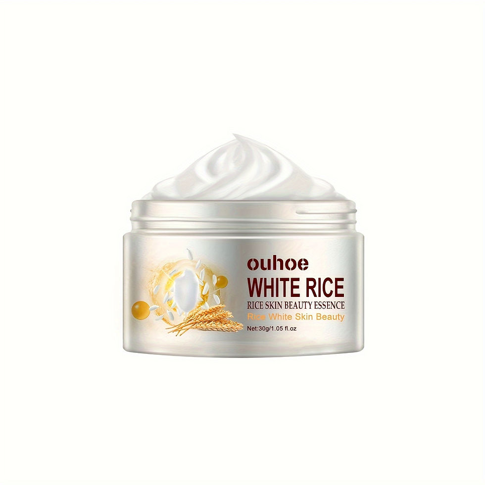 30g White Rice Skin Beauty Essence Cream - Hydrating and Brightening Moisturizer