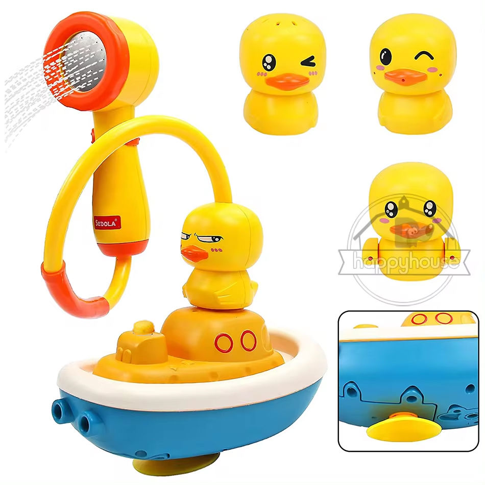 Baby Bath Toys for Kids Spray Water Bath Toys Electric Duck Baby Shower Water To