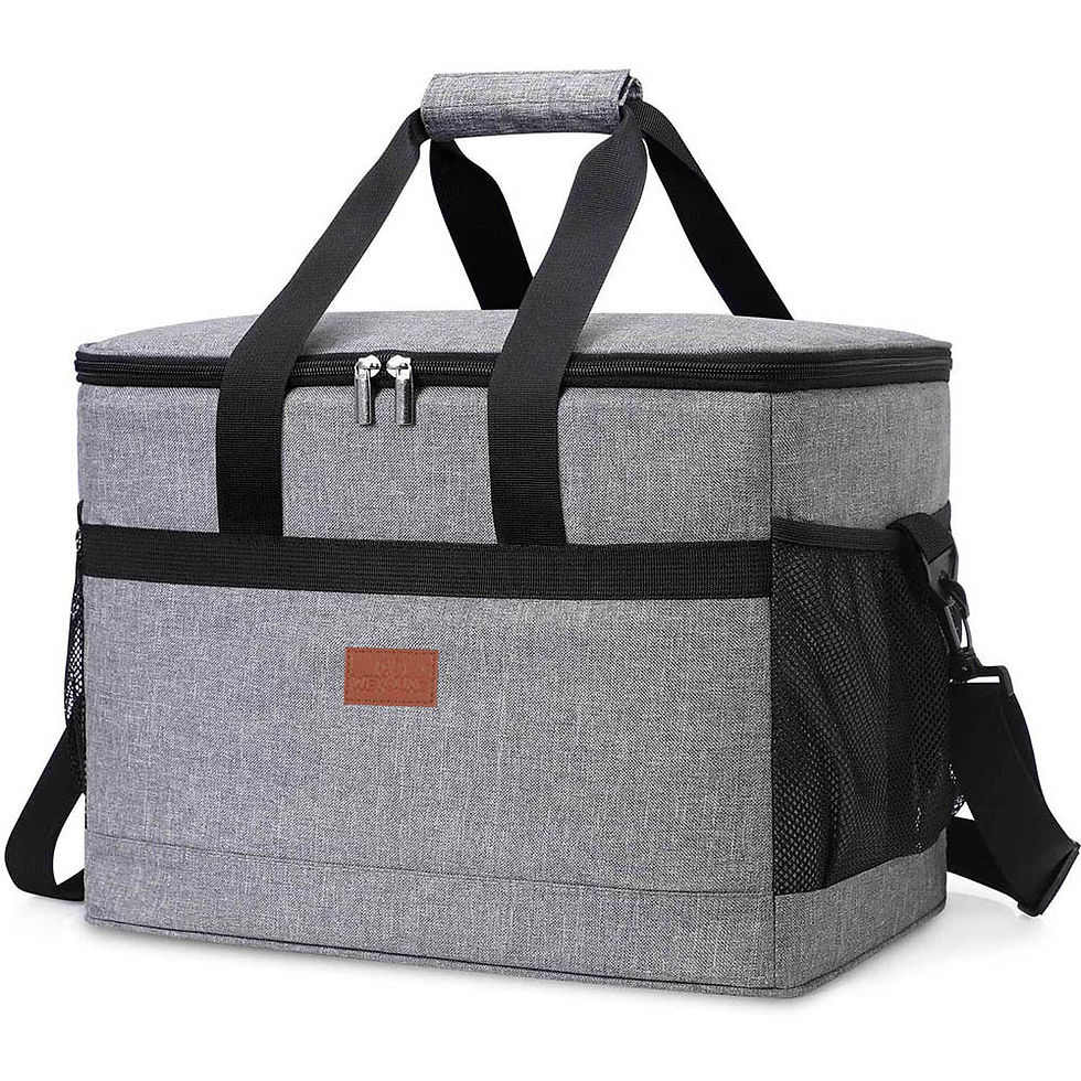 35L Large Capacity Collapsible Cooler Bag Insulated Picnic Lunch Bag Box Cooling