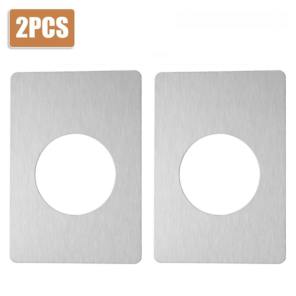 1Pcs/2Pcs Repair Braces Door Plate Reinforcement Cover Deadbolt Hole Handle Knob