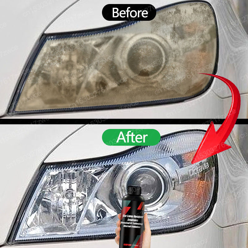Car Headlight Restoration Polishing Kits Headlamp Repair Light Polisher Cleaning