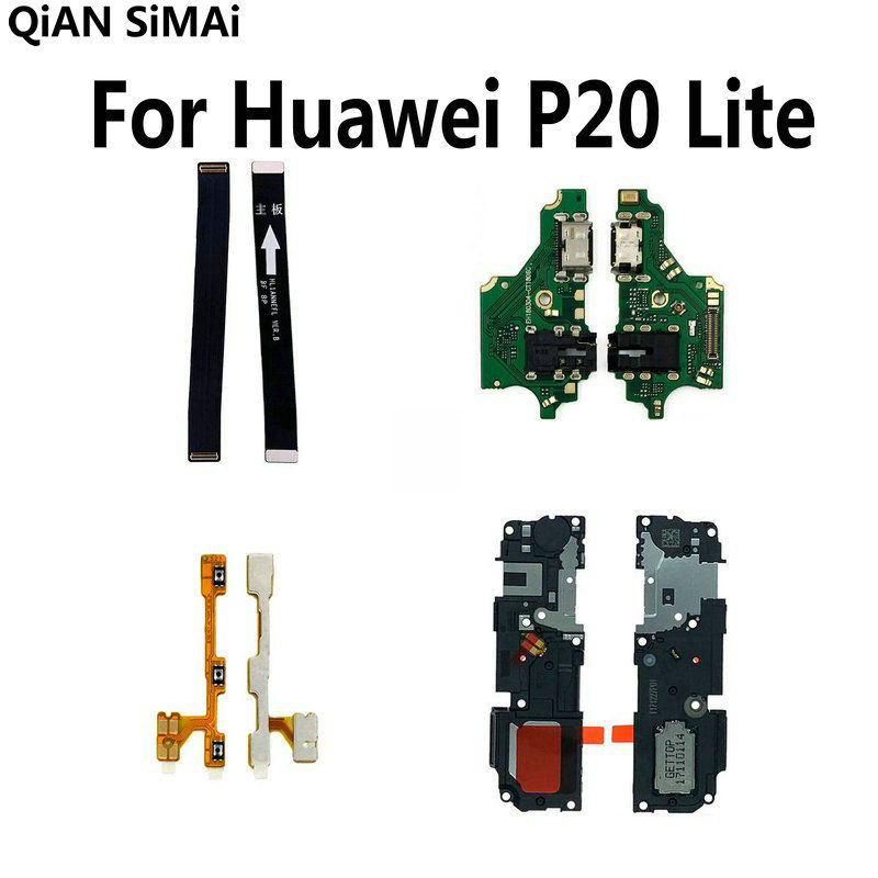 Power Volume Button Flex Cable Loud Speaker Earpiece Micro Usb Charging Board Fo