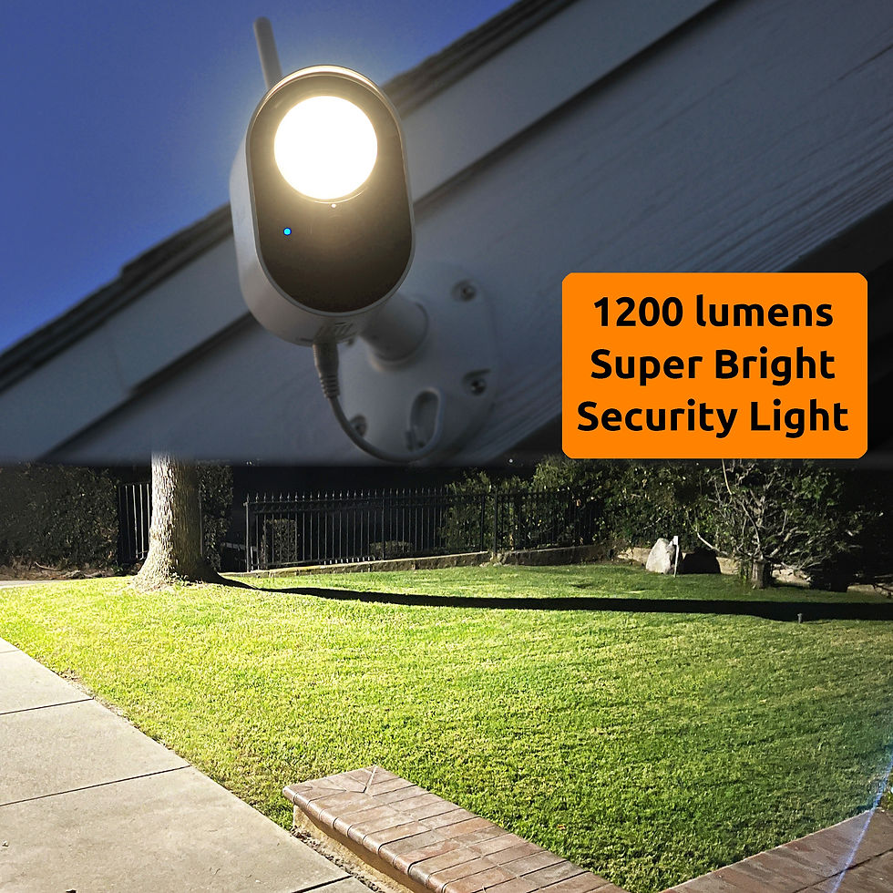 Thumbnail: Toucan Wireless Floodlight Security Camera with free Extension Cable 3 Pack – 