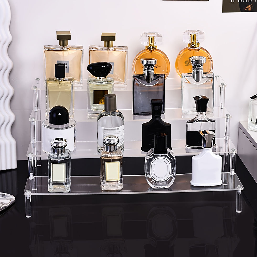 Thumbnail: Transparent Multi-Layer Acrylic 1pc Cosmetic Organizer - Perfume Display Rack fo