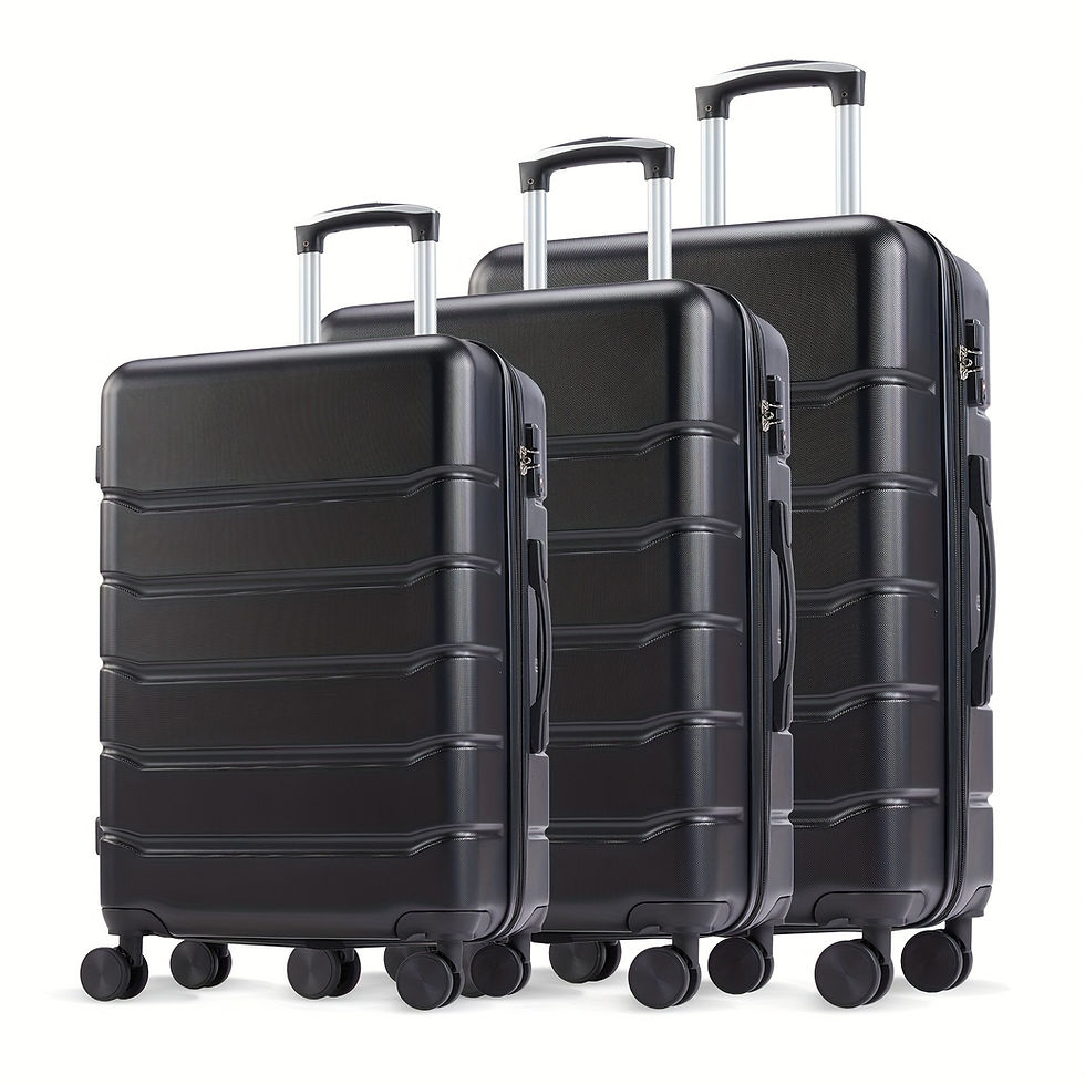 Thumbnail: 1/3 Piece Hardside Luggage With 20/24/28-Inch Sizes, Durable Hard Shell, 4 Doubl