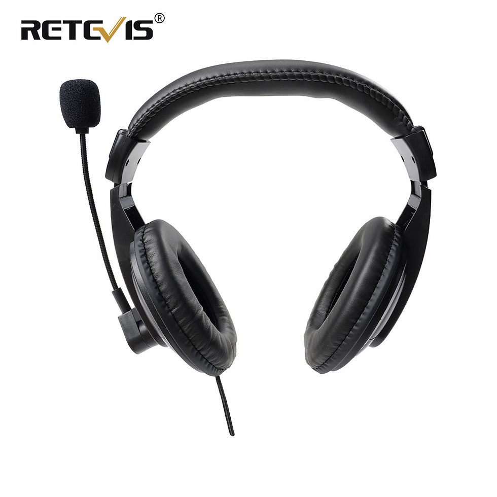 Retevis EHK004 H777 Earpiece Walkie Talkie Headset PTT MIC Flexible Radio for Ba