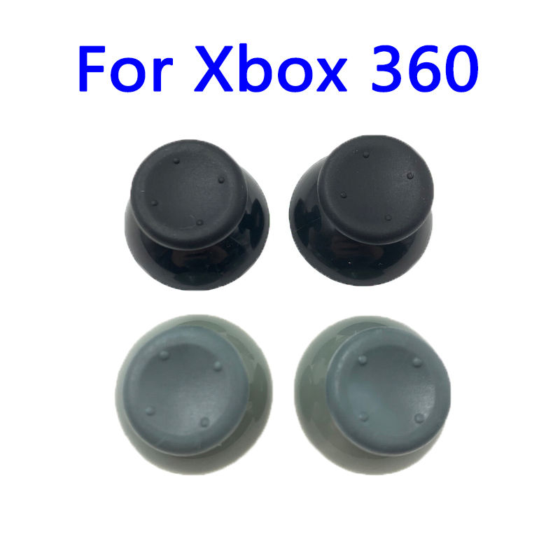 20PCS Black Grey Game Rubber Thumbstick Button Joystick Cap for XBox 360 Control