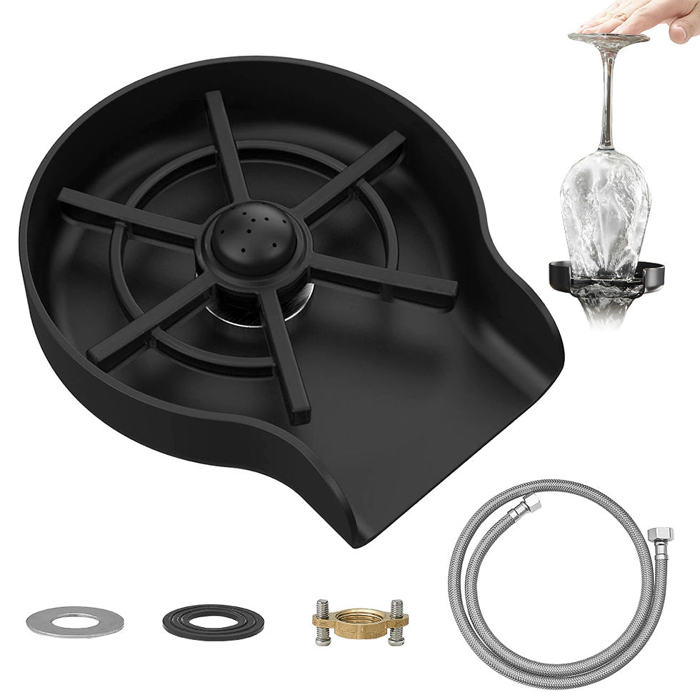 G1/2 Faucet Glass Rinser For Home Sink Automatic Cup Scourer Washer Bar Coffee P