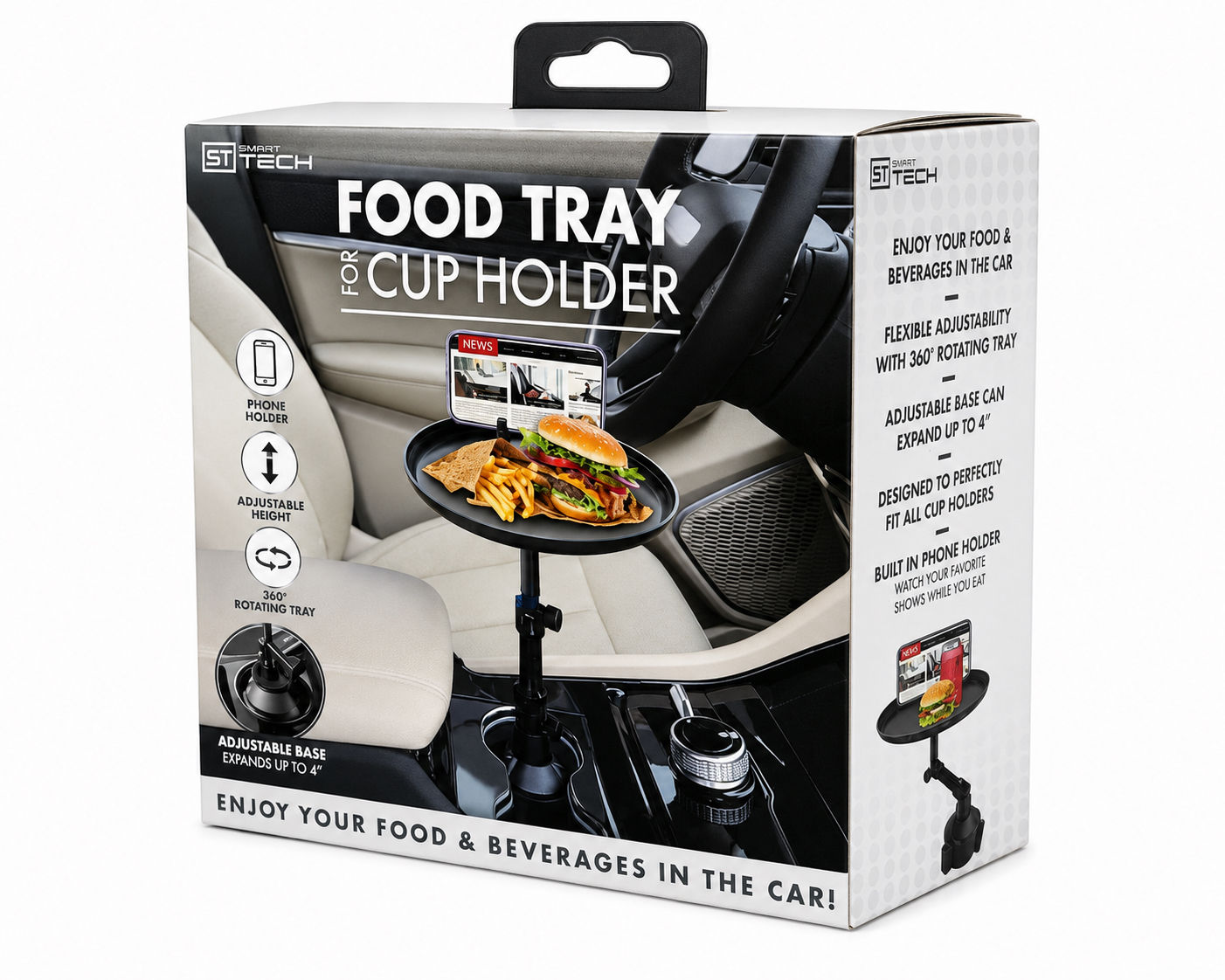 SimplyTech Food Tray for Cup Holder