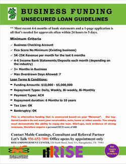 Business Funding