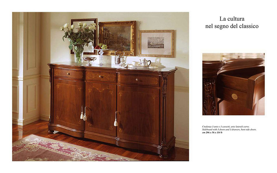 Credenza 3 ante e 3 cassetti