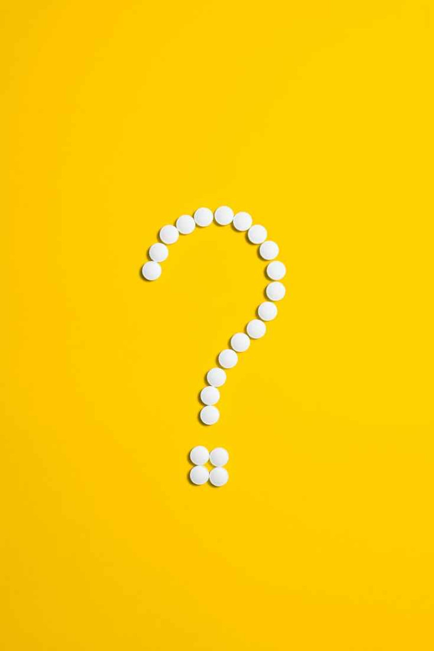 question mark on yellow background