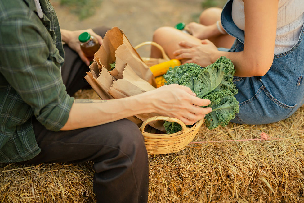 Michigan City Basket Giveaway sponsored by the Farmed & Forged market