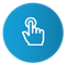 Touch-screen navigation icon