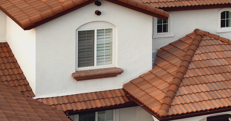 tile roof orange