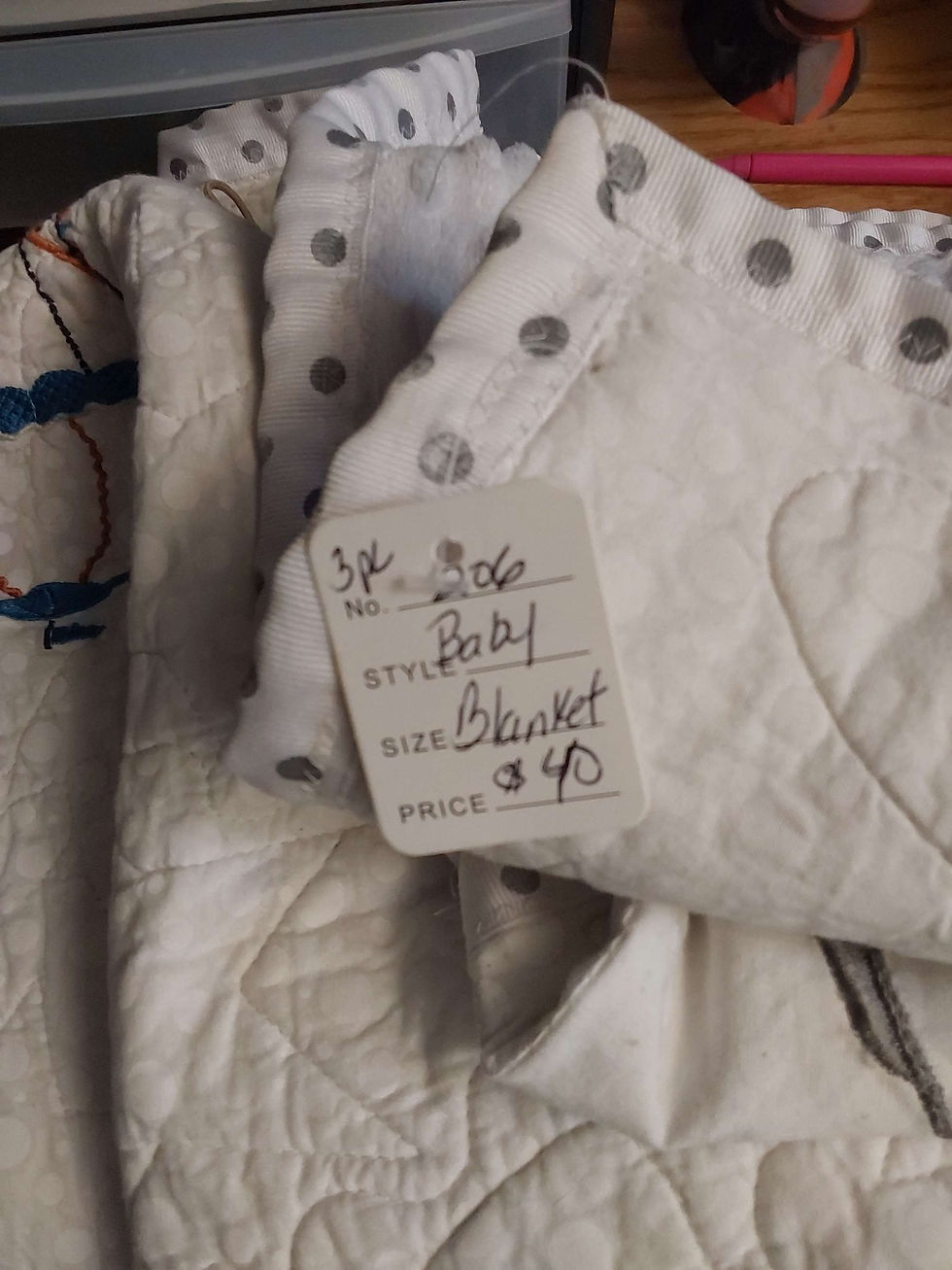 Thumbnail: Handmade Baby Quilt {F0215}