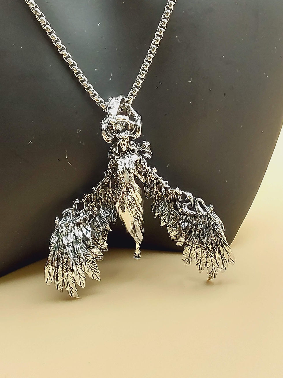 Thumbnail: The Horned Goddess of Punk Pendant {J0096}