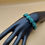 Thumbnail: Unique Turquoise Turtle Stretchy Bracelet {J0407}