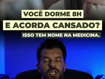 Você dorme 8 horas e ainda acorda cansado?
