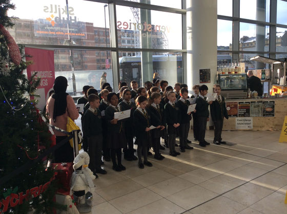 Year 4 sand Christmas Carols