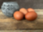 Brown Eggs with Grey Candle Holder