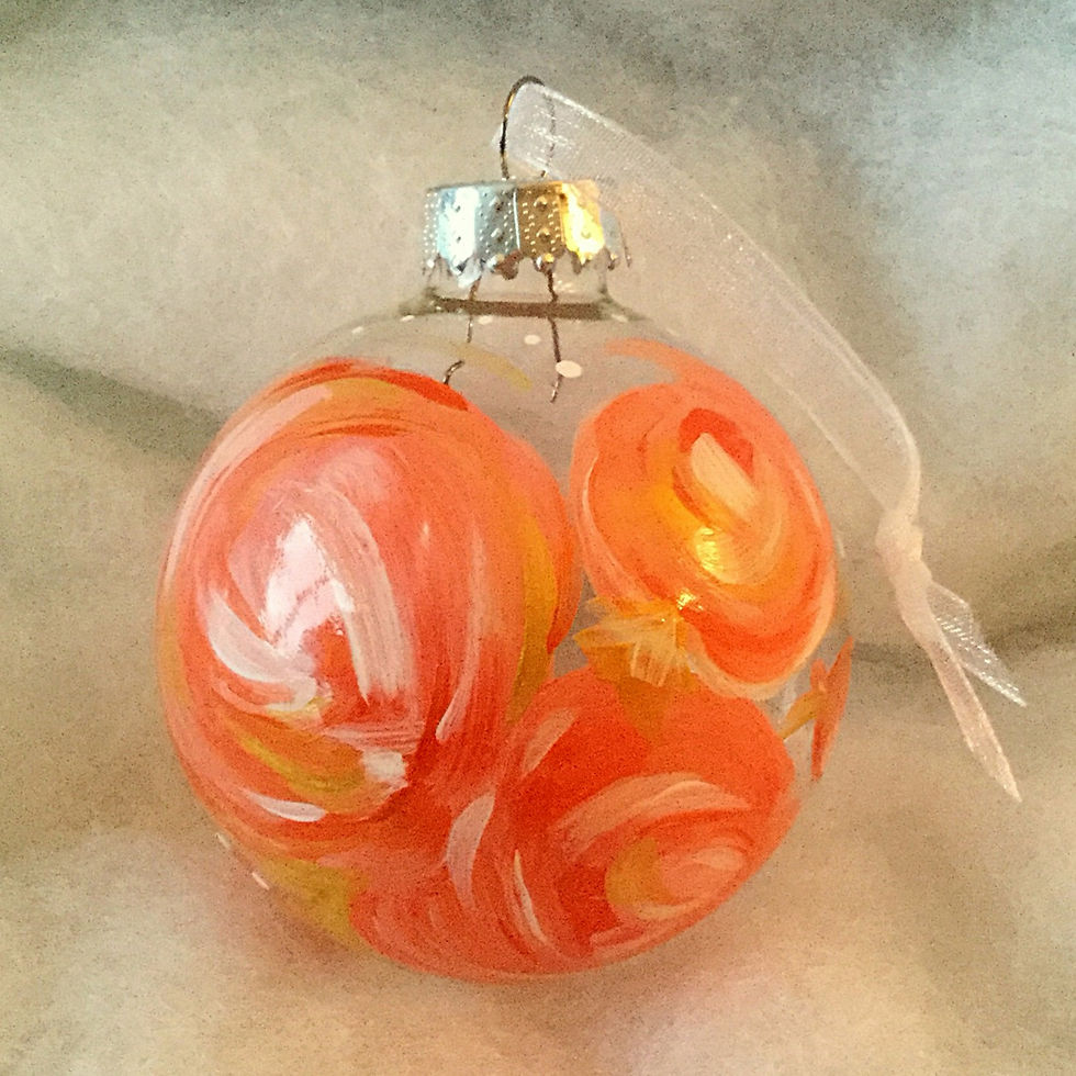 2019 Ornament - Handpainted Glass
