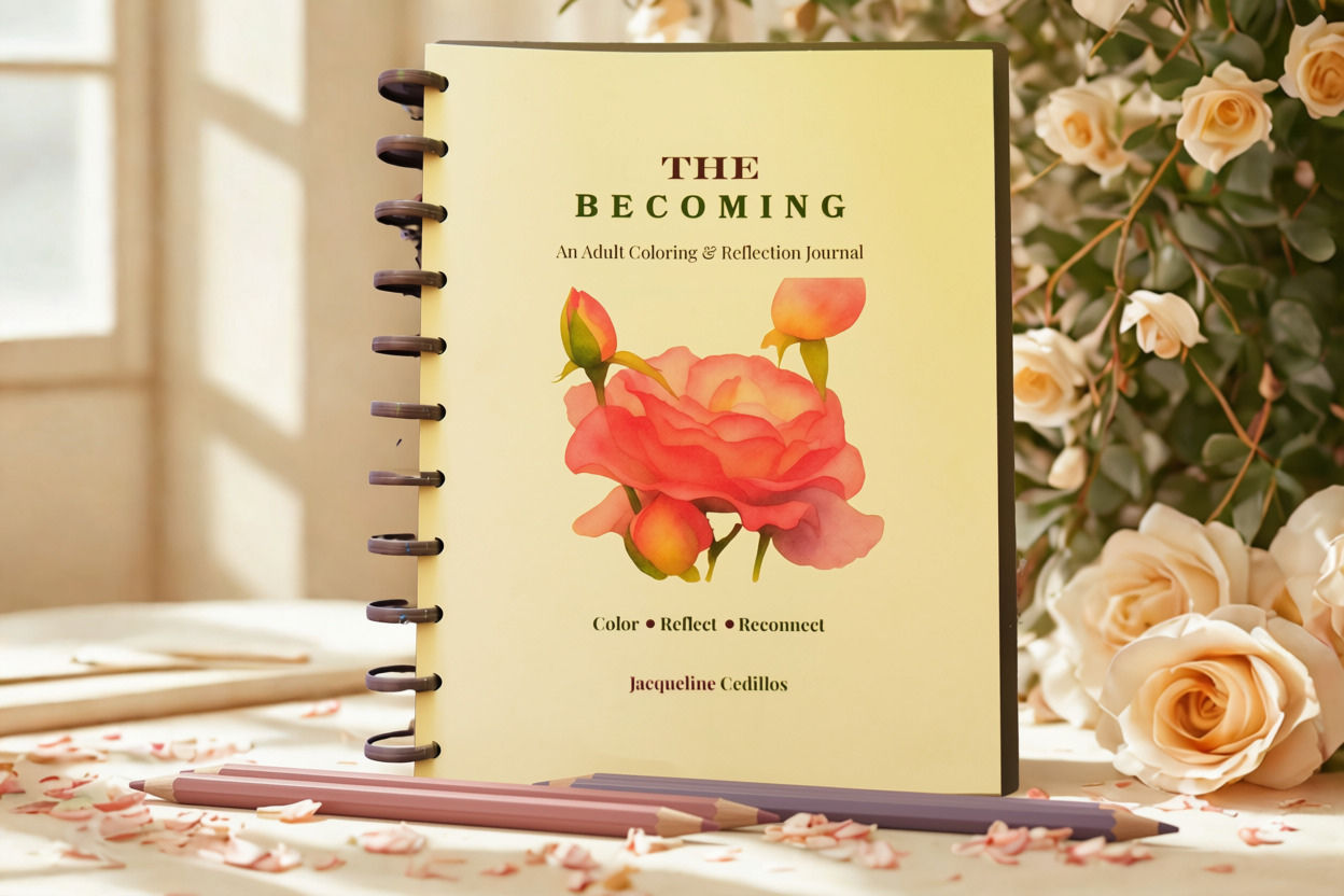 The Becoming: A Handmade Coloring & Reflection Journal