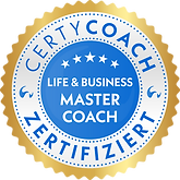 CertyCoach Label für den zertifizierten LIFE & BUSINESS MASTER COACH