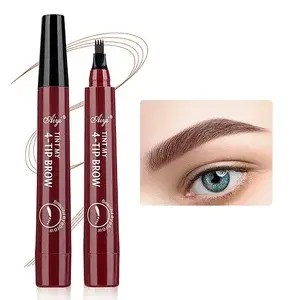 Thumbnail: Korean four-fork eyebrow pencil, four-end, natural lasting, easy to color, water