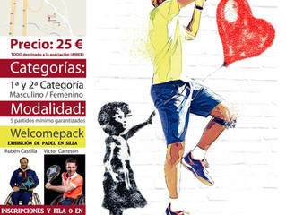 ABA ESPACIOS DEPORTIVOS COLABORARÁ EN EL TORNEO SOLIDARIO DE PÁDEL PARA RECAUDAR FONDOS PARA LA ASOC