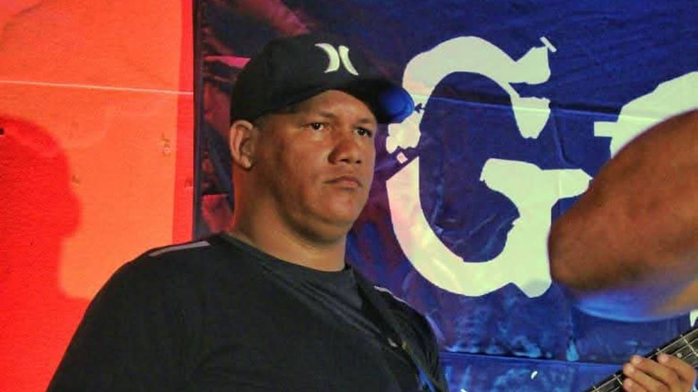 Nildo Gaspar, ex guitarrista da Geração Mangue. Foto: Acervo pessoal da banda