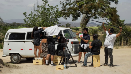 Set do Uruçu Filmes em Pirauá, zona rural de Macaparana