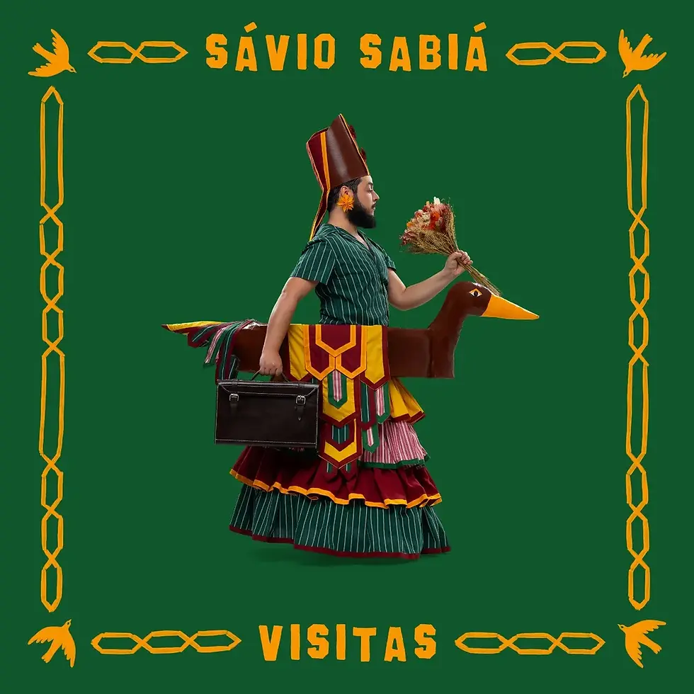 Capa do single “Visitas” - Foto: Diego Cruz Cavalcanti