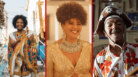 Da esquerda para a direita: Lucas dos Prazeres, Doralyce e João do Pífano. Imagem: Maira Pontes/Divulgação | @igor.wally | Divulgação/João do Pífano