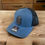 Thumbnail: Columbia Blue/Black Hat with Black/Silver Patch