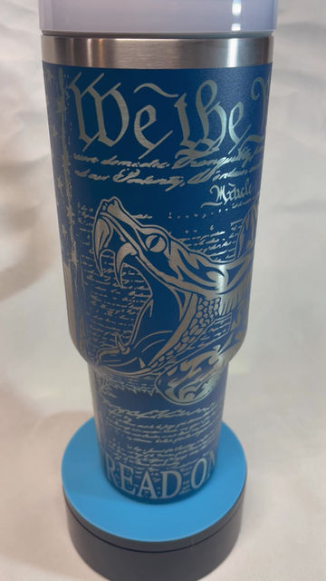 Thumbnail: 40oz “We The People” Tumbler - Navy Chief Edition