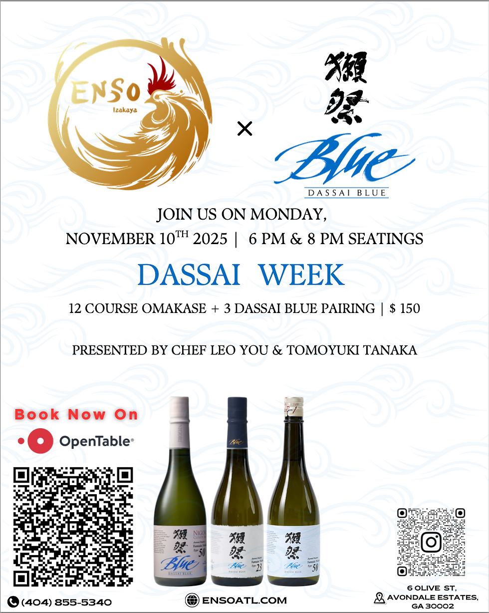 🇯🇵 Enso Izakaya x Dassai Blue Omakase ✨