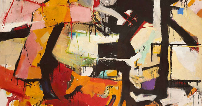 Audrey Flack Abstract Force: Homage to Franz Kline (1951)