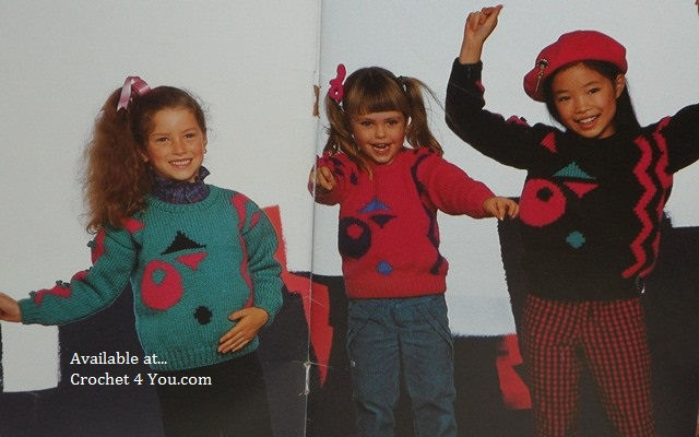 Thumbnail: Patons 480. Fun and Games - Childrens Sweaters Hats Chunky Knitting Patterns