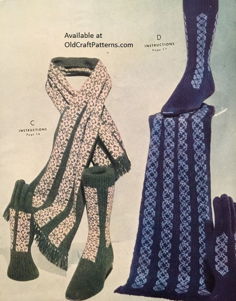 Thumbnail: Patons 48. Beehive Style Sets for Men - Knitting Patterns