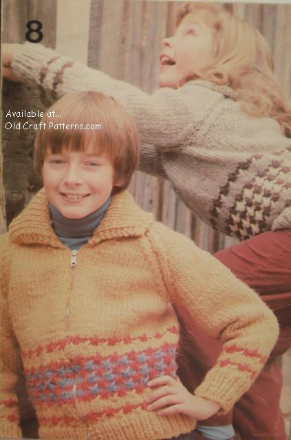 Thumbnail: Patons 426. Childs Play - Dress Sweaters Tops Crochet Knitting Patterns