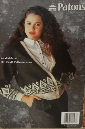 Thumbnail: Patons 617. Knits for Today includes Aran Sweater & Vest Knitting Patterns