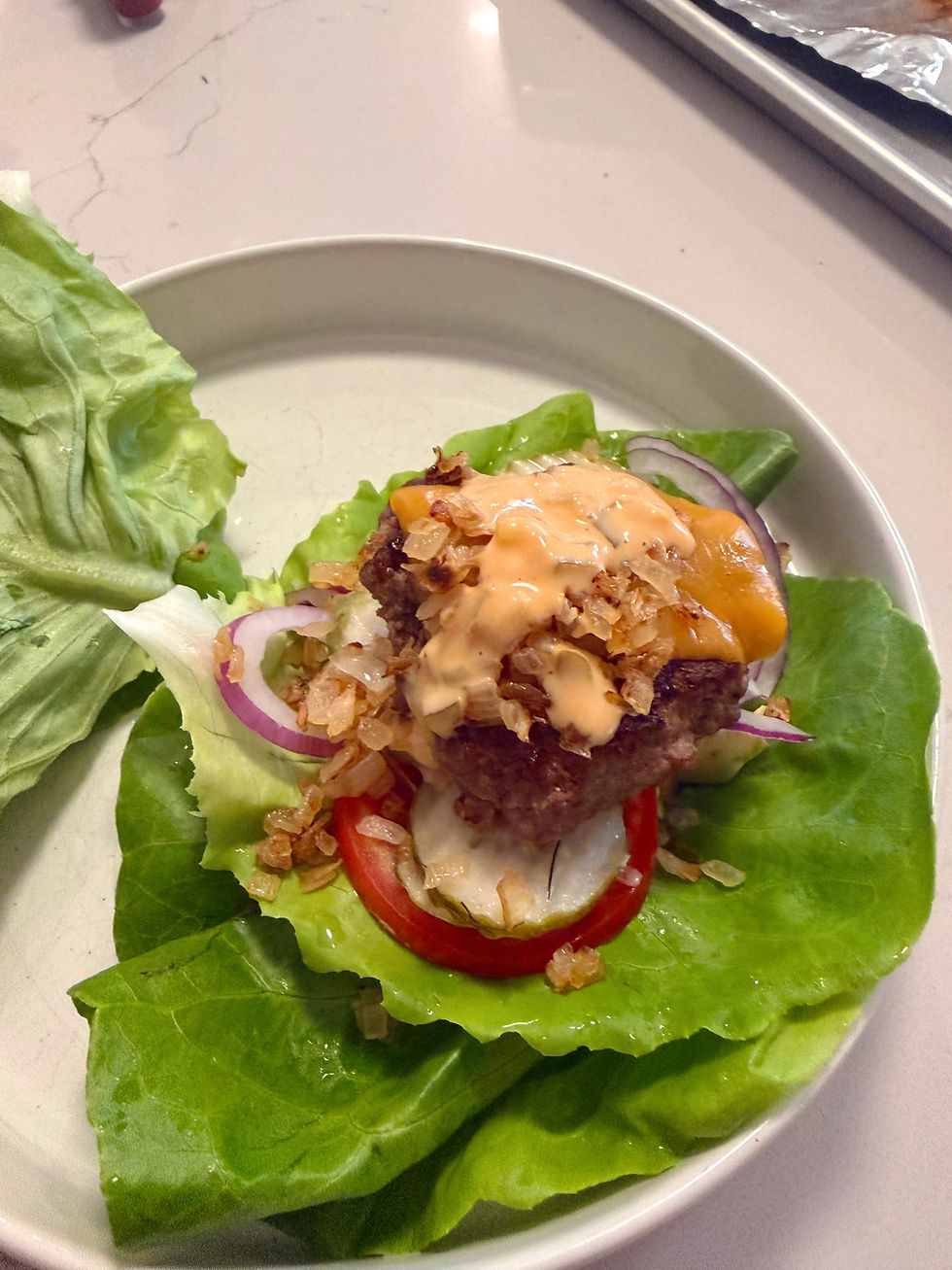 Sally Rychlak Lean Bison Burgers