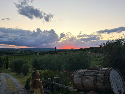 sally rychlak tuscan sunset